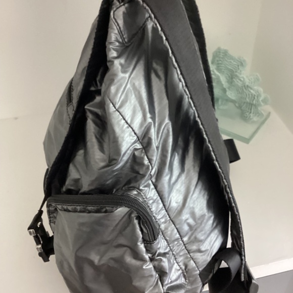 Bebe Sport Gray Nylon Retha Backpack - Picture 8 of 14